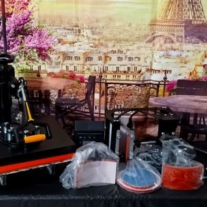 5 in 1 dual display Heat Press Machine